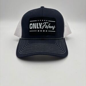 ONLY Felons 2024 Trucker Hat Snapback Mesh Cap Navy White Richardson‎ Style 112